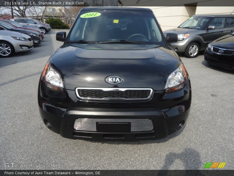 Shadow Black / Black Cloth 2011 Kia Soul 1.6