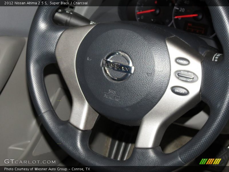 Super Black / Charcoal 2012 Nissan Altima 2.5 S