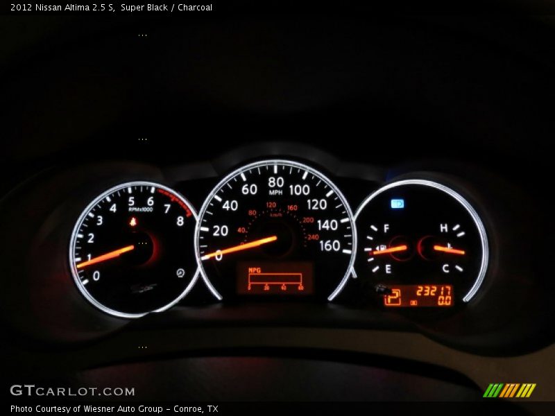 Super Black / Charcoal 2012 Nissan Altima 2.5 S