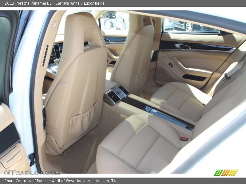 Rear Seat of 2013 Panamera S