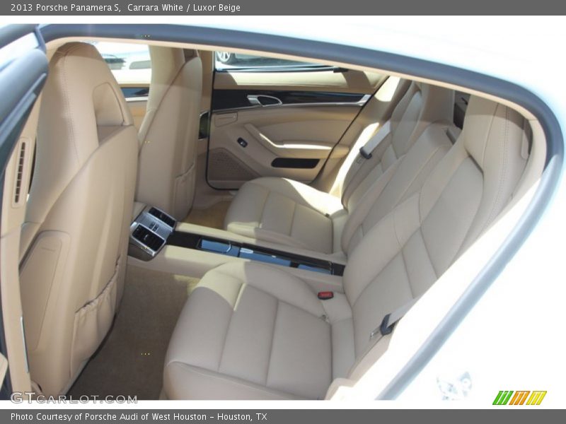 Rear Seat of 2013 Panamera S