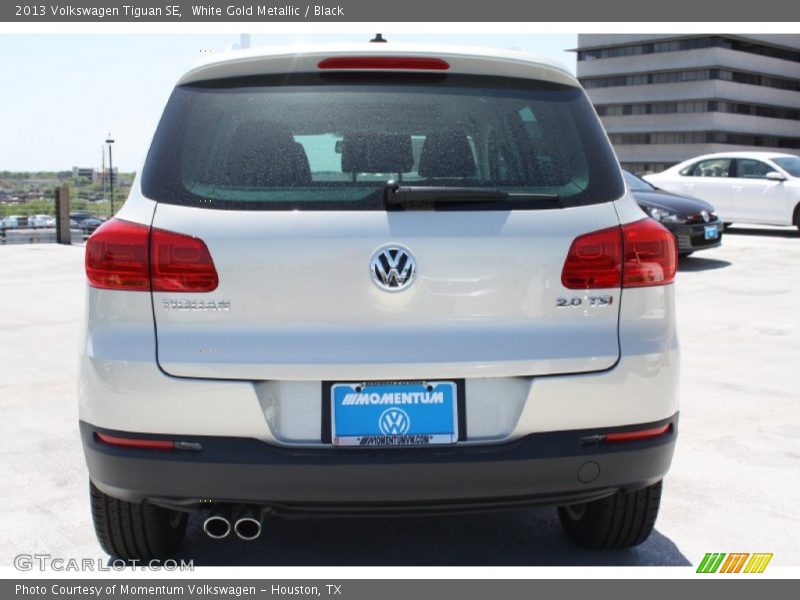 White Gold Metallic / Black 2013 Volkswagen Tiguan SE