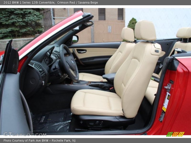 Front Seat of 2012 1 Series 128i Convertible