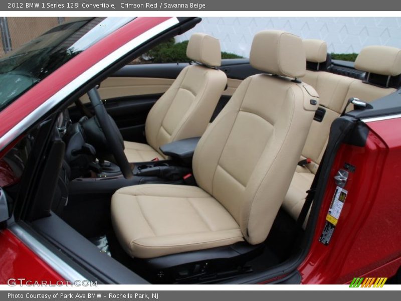 Front Seat of 2012 1 Series 128i Convertible