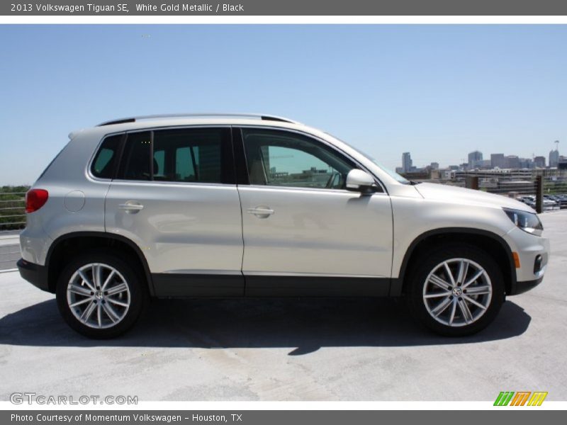 White Gold Metallic / Black 2013 Volkswagen Tiguan SE