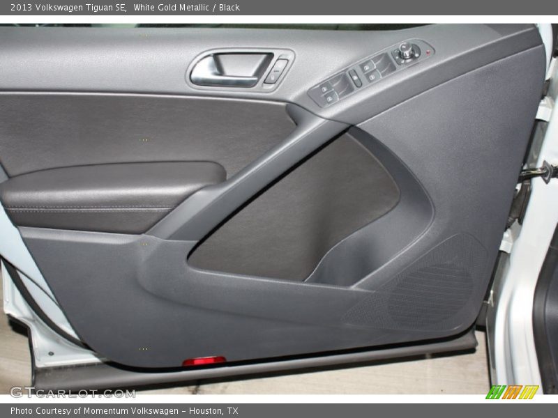 White Gold Metallic / Black 2013 Volkswagen Tiguan SE
