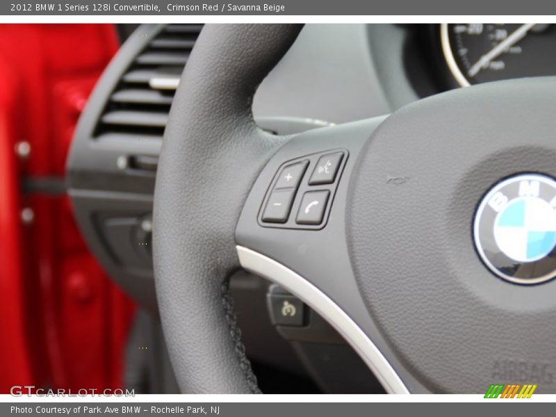 Crimson Red / Savanna Beige 2012 BMW 1 Series 128i Convertible