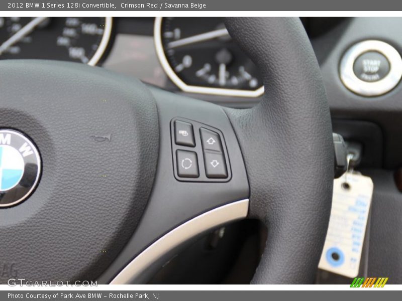 Crimson Red / Savanna Beige 2012 BMW 1 Series 128i Convertible