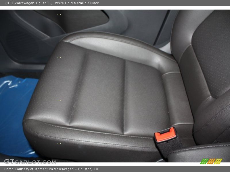 White Gold Metallic / Black 2013 Volkswagen Tiguan SE