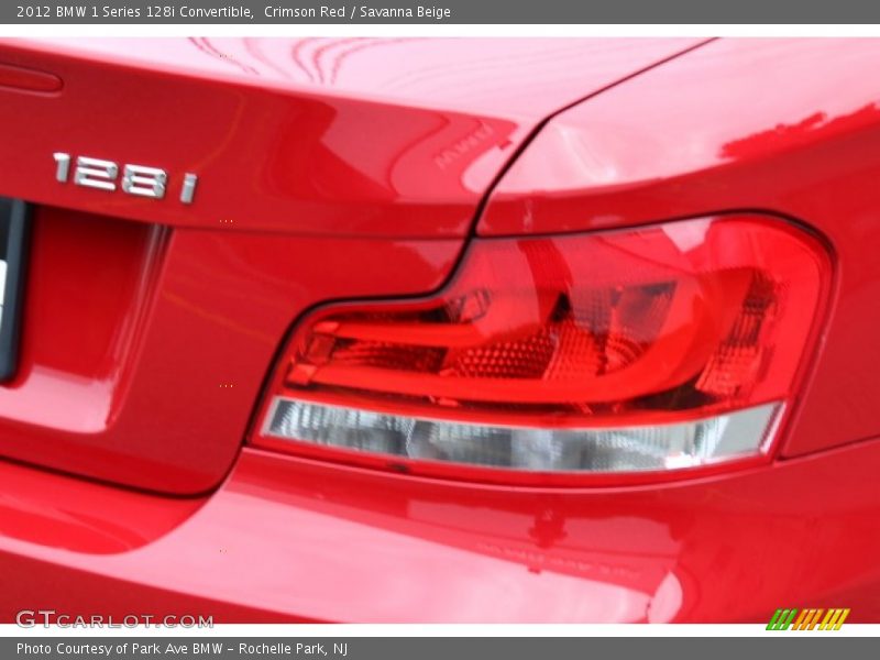 Crimson Red / Savanna Beige 2012 BMW 1 Series 128i Convertible