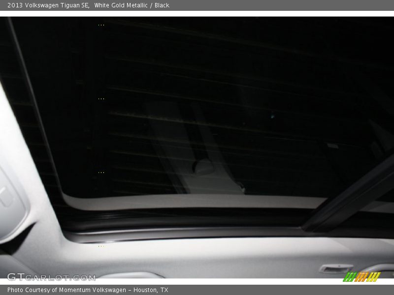 White Gold Metallic / Black 2013 Volkswagen Tiguan SE