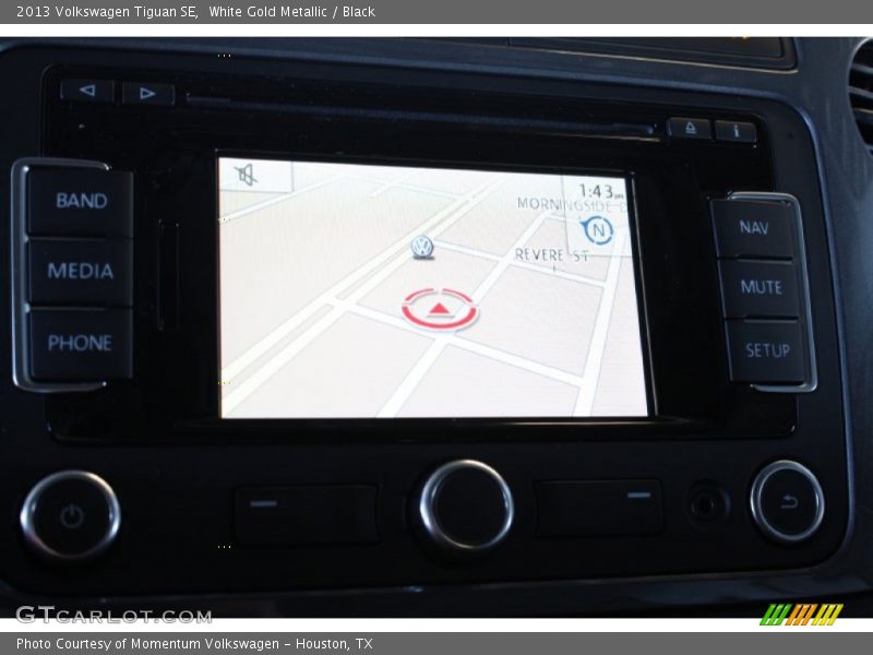 White Gold Metallic / Black 2013 Volkswagen Tiguan SE