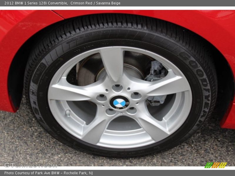 Crimson Red / Savanna Beige 2012 BMW 1 Series 128i Convertible
