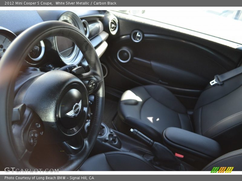 White Silver Metallic / Carbon Black 2012 Mini Cooper S Coupe