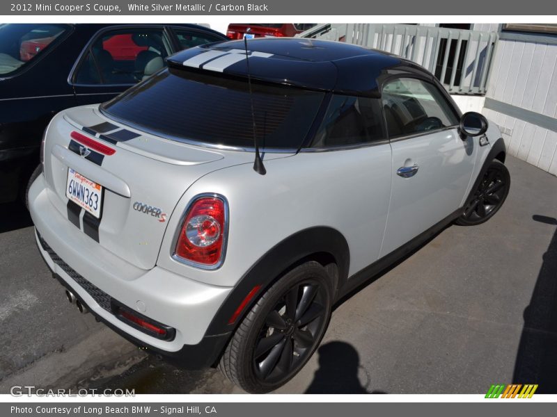 White Silver Metallic / Carbon Black 2012 Mini Cooper S Coupe