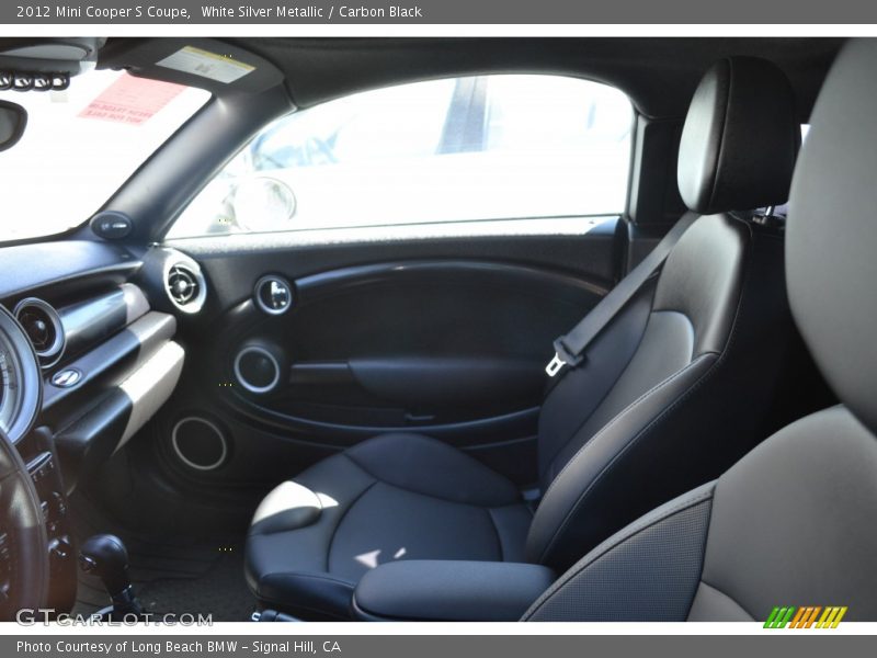 White Silver Metallic / Carbon Black 2012 Mini Cooper S Coupe