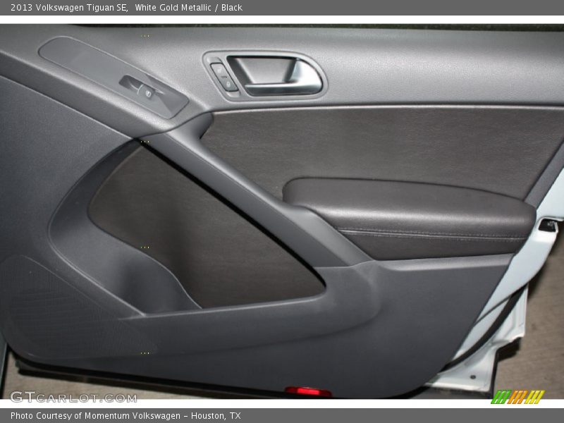 White Gold Metallic / Black 2013 Volkswagen Tiguan SE