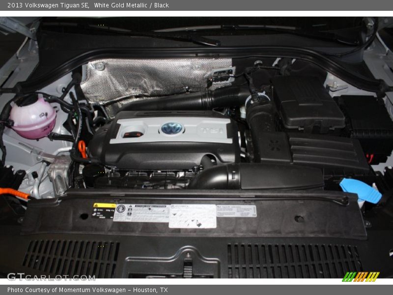 White Gold Metallic / Black 2013 Volkswagen Tiguan SE