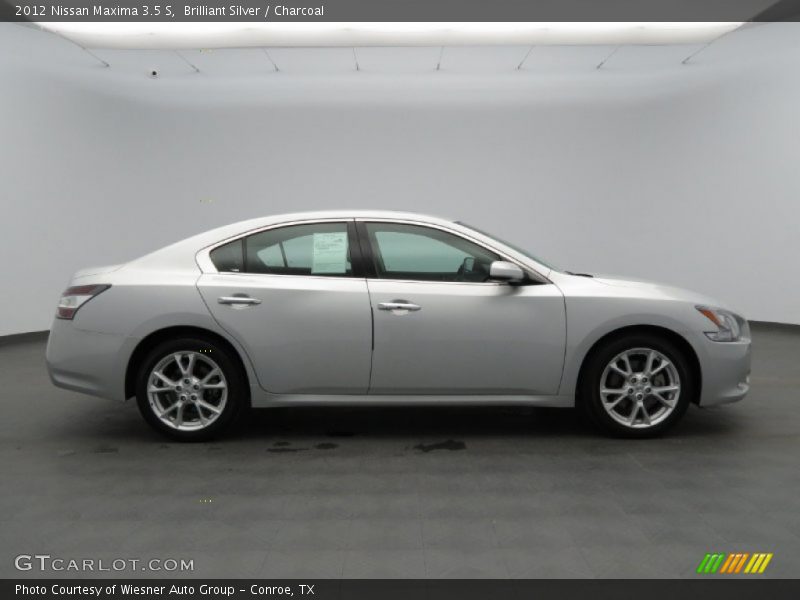 Brilliant Silver / Charcoal 2012 Nissan Maxima 3.5 S