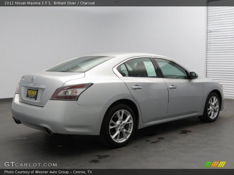 Brilliant Silver / Charcoal 2012 Nissan Maxima 3.5 S