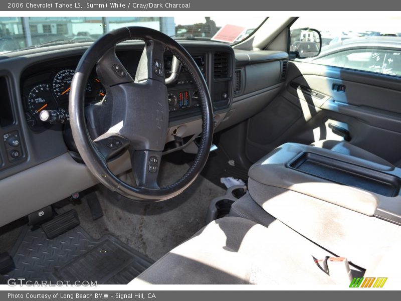 Summit White / Gray/Dark Charcoal 2006 Chevrolet Tahoe LS