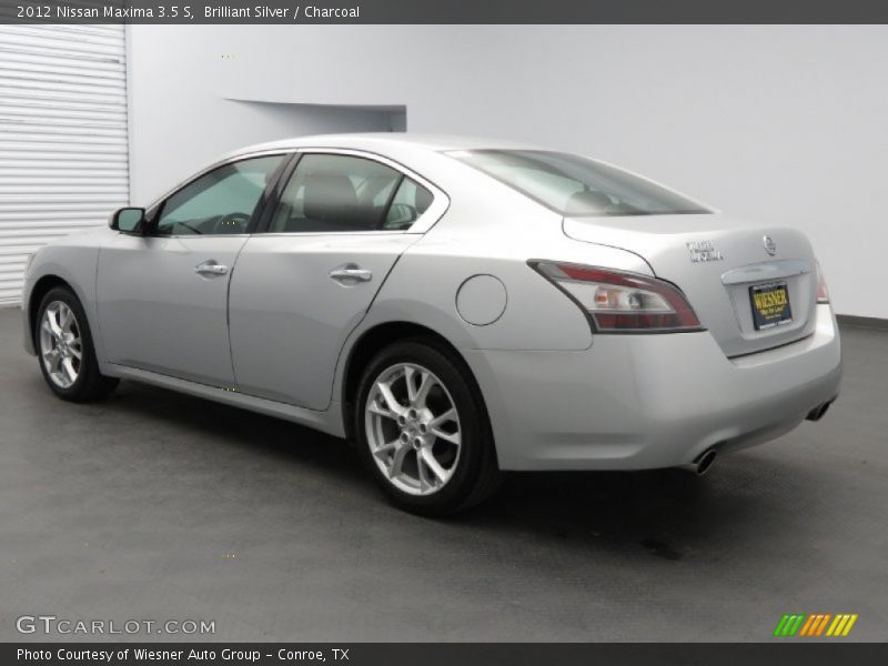 Brilliant Silver / Charcoal 2012 Nissan Maxima 3.5 S