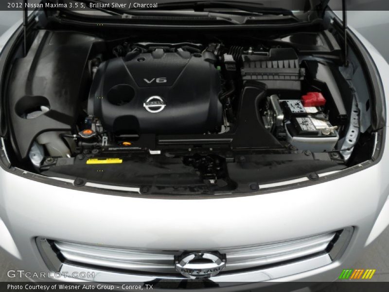 Brilliant Silver / Charcoal 2012 Nissan Maxima 3.5 S