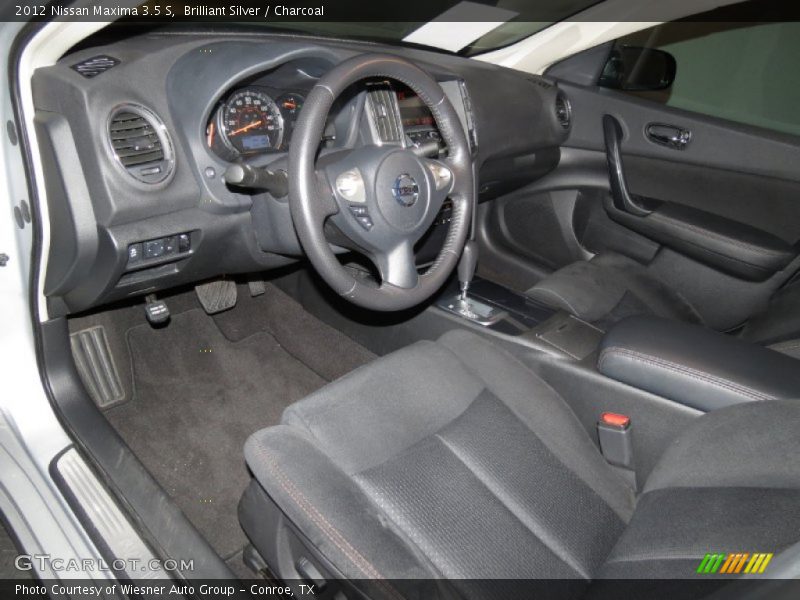Brilliant Silver / Charcoal 2012 Nissan Maxima 3.5 S