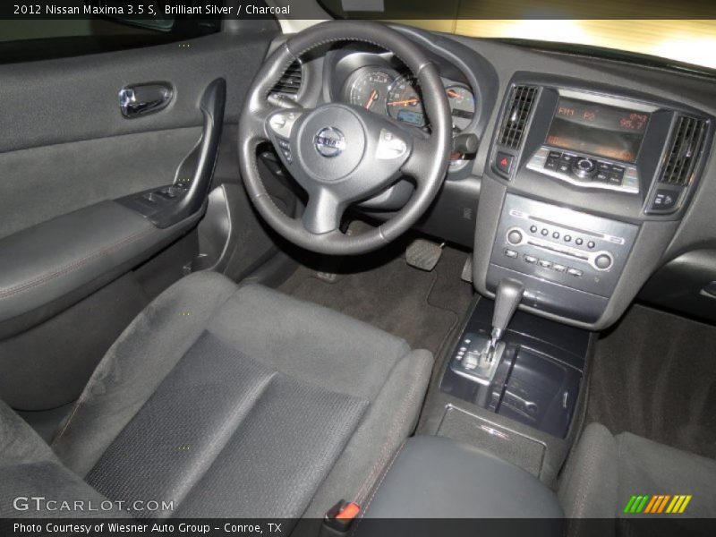 Brilliant Silver / Charcoal 2012 Nissan Maxima 3.5 S
