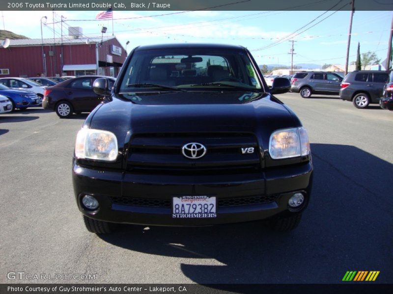 Black / Taupe 2006 Toyota Tundra Limited Double Cab