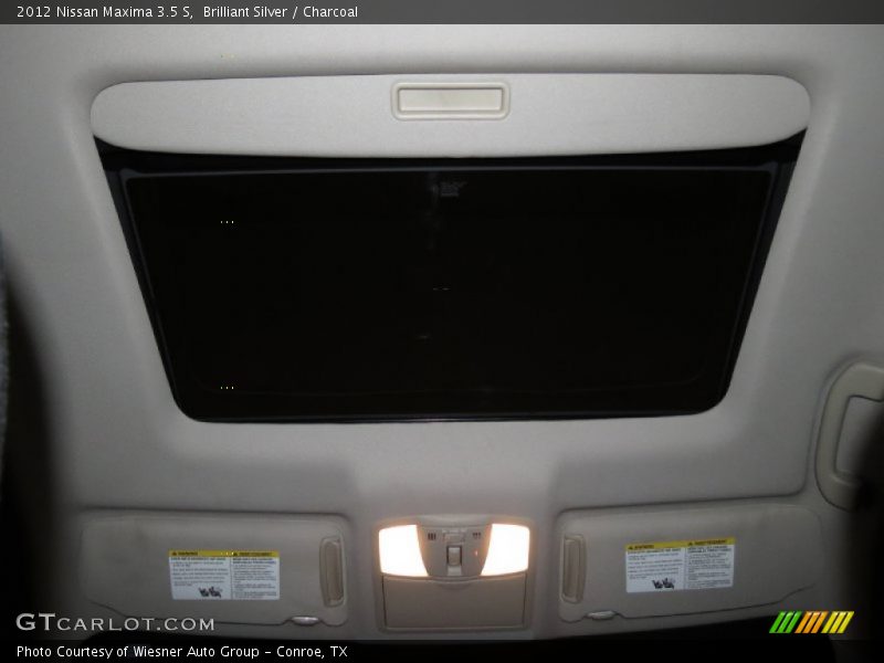 Brilliant Silver / Charcoal 2012 Nissan Maxima 3.5 S