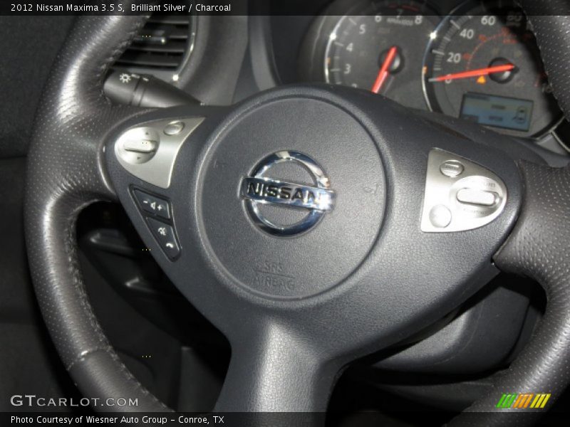 Brilliant Silver / Charcoal 2012 Nissan Maxima 3.5 S