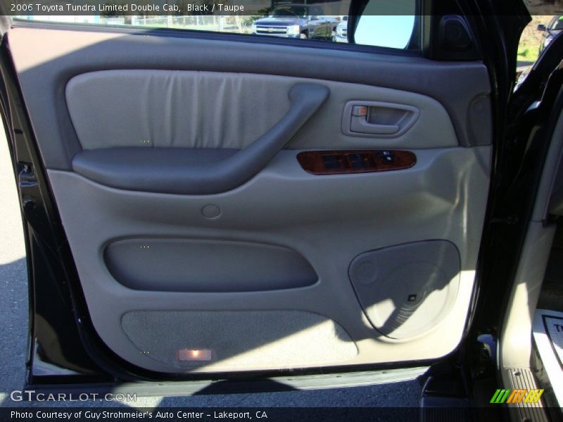 Black / Taupe 2006 Toyota Tundra Limited Double Cab