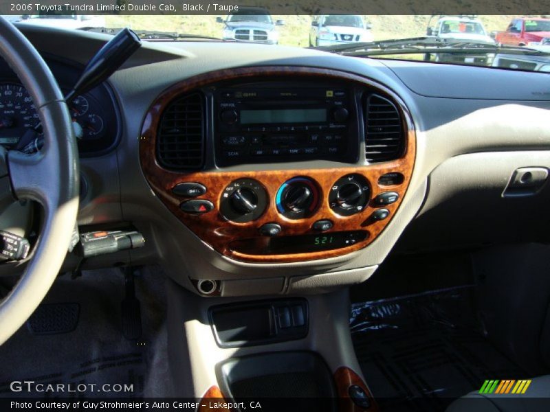 Black / Taupe 2006 Toyota Tundra Limited Double Cab