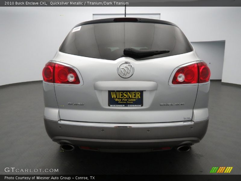 Quicksilver Metallic / Titanium/Dark Titanium 2010 Buick Enclave CXL