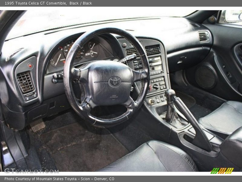  1995 Celica GT Convertible Black Interior