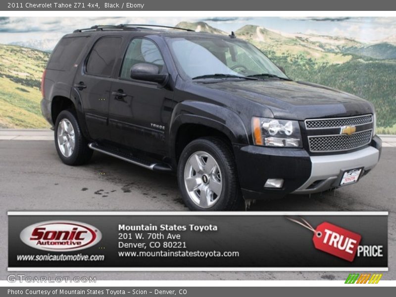 Black / Ebony 2011 Chevrolet Tahoe Z71 4x4
