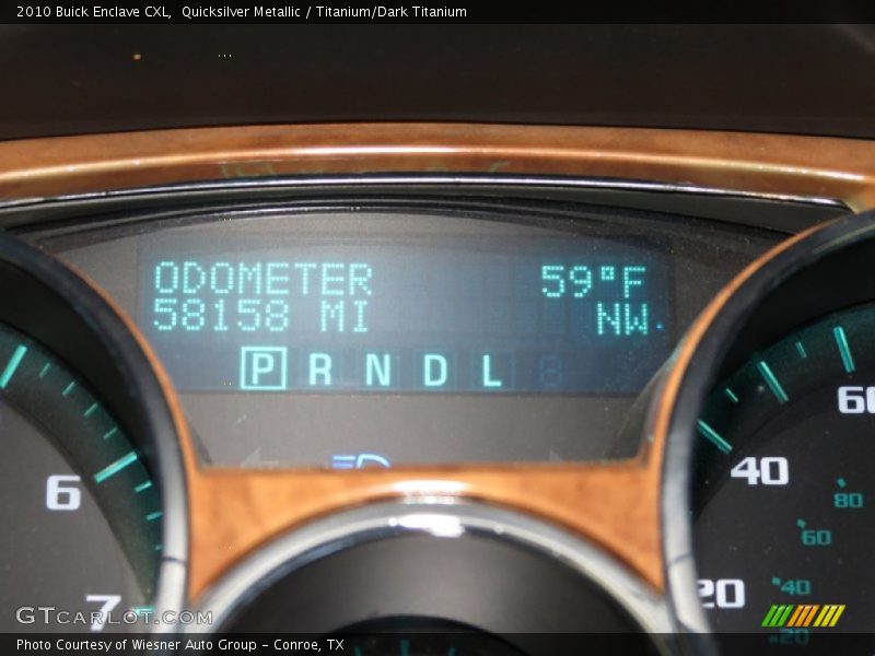 Quicksilver Metallic / Titanium/Dark Titanium 2010 Buick Enclave CXL