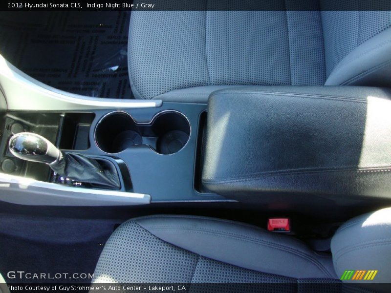 Indigo Night Blue / Gray 2012 Hyundai Sonata GLS