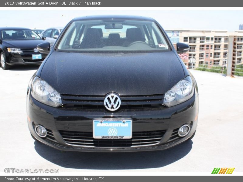 Black / Titan Black 2013 Volkswagen Golf 4 Door TDI