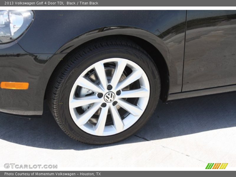 Black / Titan Black 2013 Volkswagen Golf 4 Door TDI