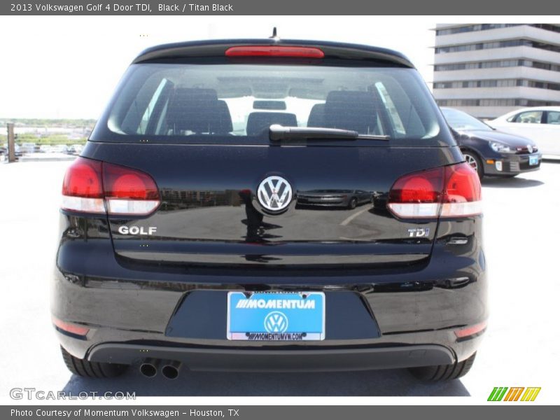 Black / Titan Black 2013 Volkswagen Golf 4 Door TDI