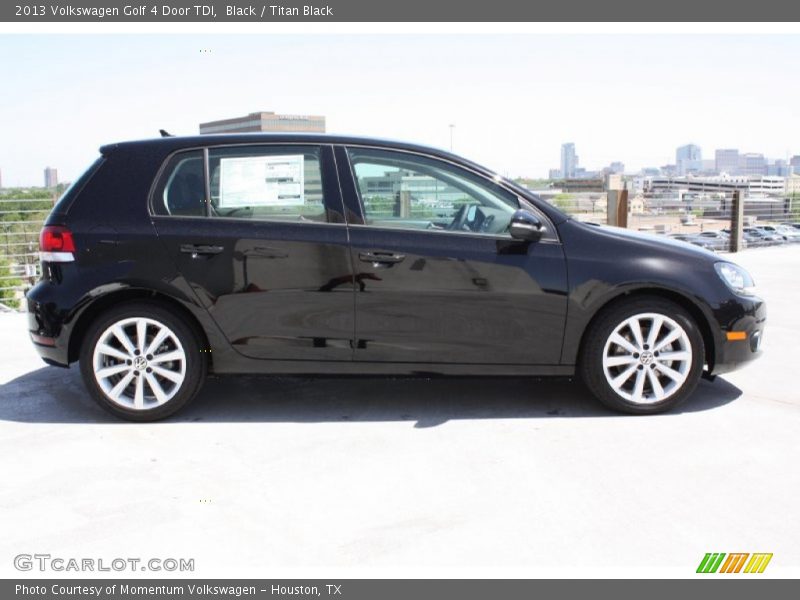 Black / Titan Black 2013 Volkswagen Golf 4 Door TDI