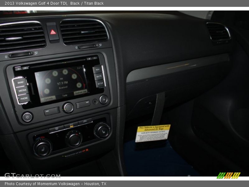 Black / Titan Black 2013 Volkswagen Golf 4 Door TDI