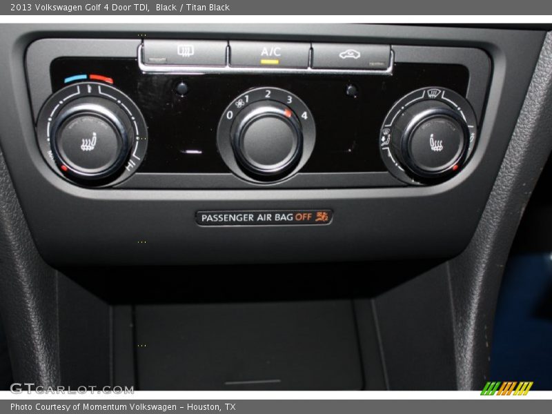 Black / Titan Black 2013 Volkswagen Golf 4 Door TDI