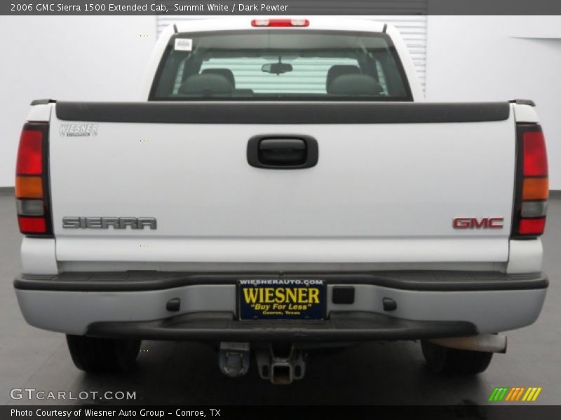Summit White / Dark Pewter 2006 GMC Sierra 1500 Extended Cab