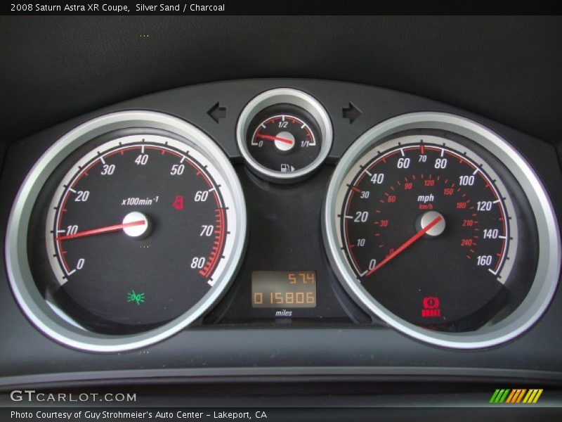 Silver Sand / Charcoal 2008 Saturn Astra XR Coupe