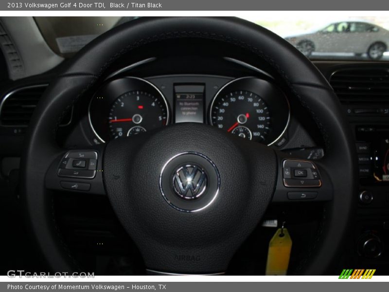 Black / Titan Black 2013 Volkswagen Golf 4 Door TDI