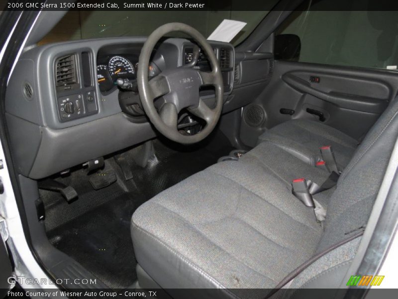 Summit White / Dark Pewter 2006 GMC Sierra 1500 Extended Cab