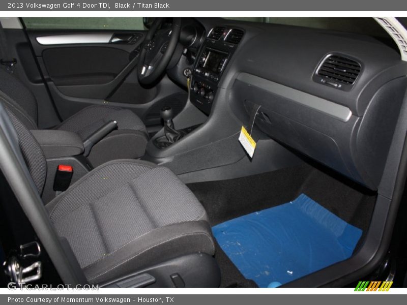 Black / Titan Black 2013 Volkswagen Golf 4 Door TDI